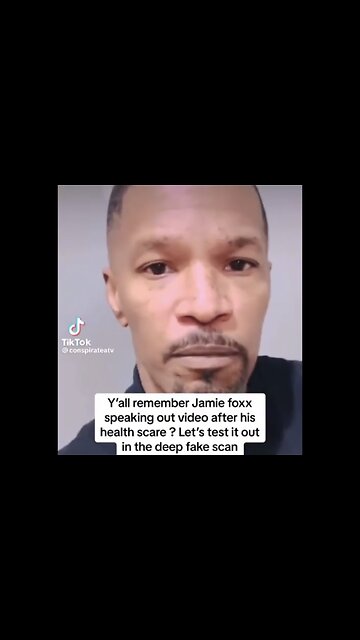 DEEPWARE SOFTWARE DETECTS💻🔎👥🔍DEEP FAKE VIDEO OF ACTOR JAMIE FOXX📹🔎👤🔍🧐🐚💫