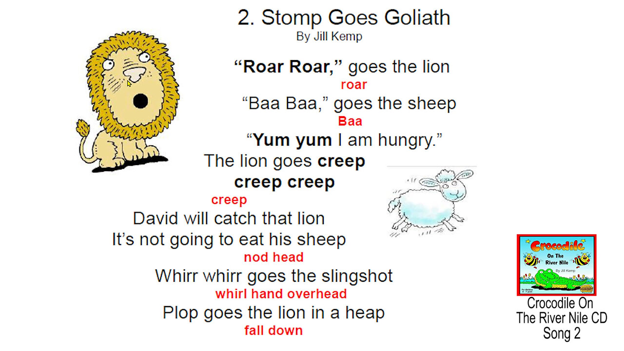 STOMP goes Goliath - - Fun Sing-A-Long Song