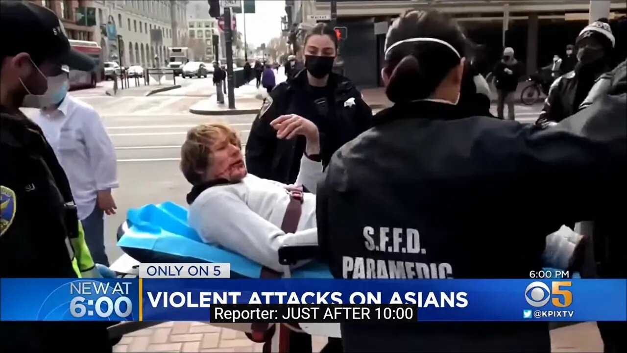 White man attacks old Asian woman, and she makes him pay!