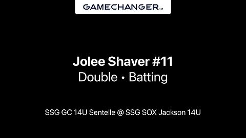 Jolee shaver SSG 14u softball