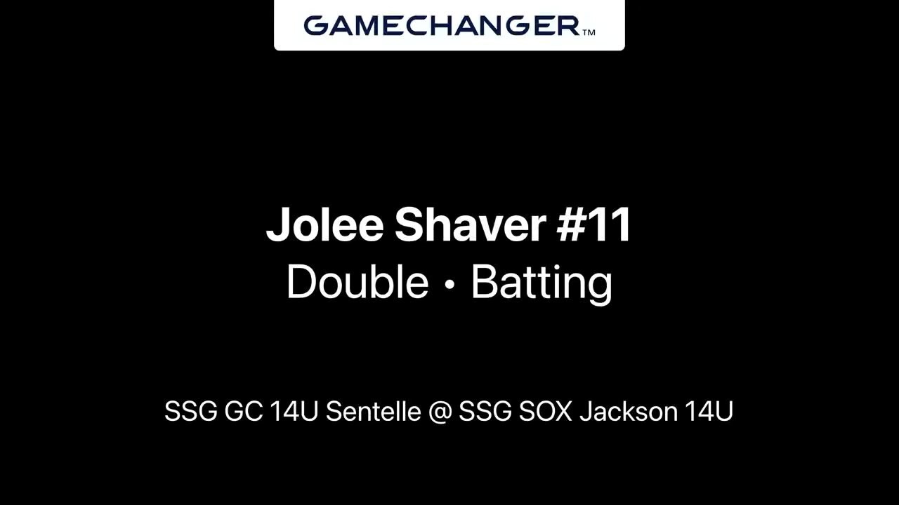 Jolee shaver SSG 14u softball