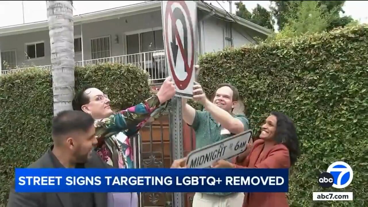 Los Angeles City Council Removes 'No U-Turn' Signs in Gay Neighborhood, Citing Homophobia Concerns"