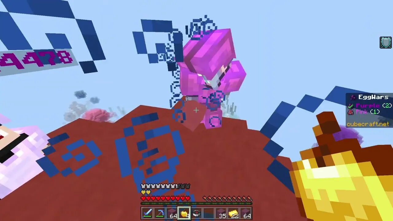 felt bad for a noob and try to gave him a chance but he bozod in Minecraft cubecraft Eggwars