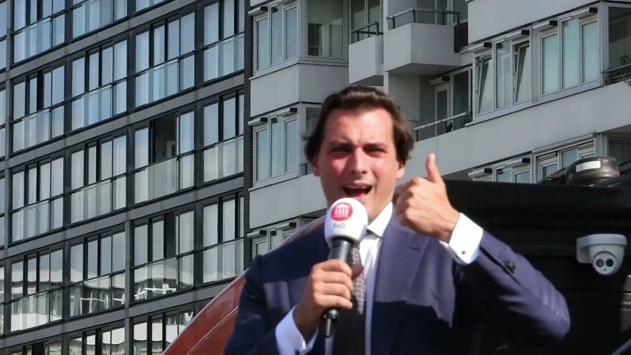 Thierry Baudet in Heerlen 12 september 2021