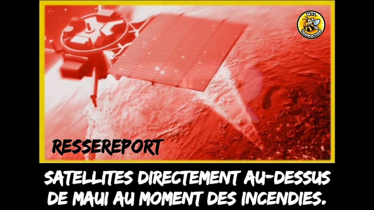 Satellites directement au-dessus de Maui au moment des incendies.