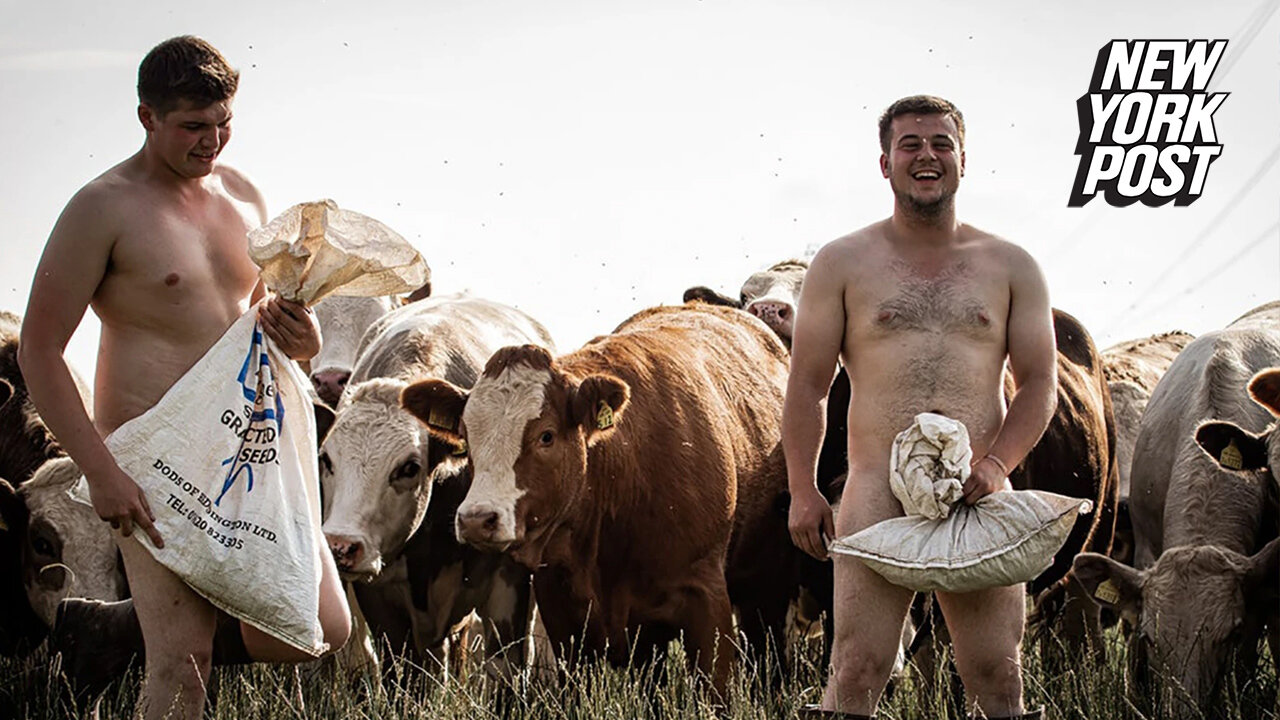 Crops and no tops: These farmers bare it all for cheeky calendar
