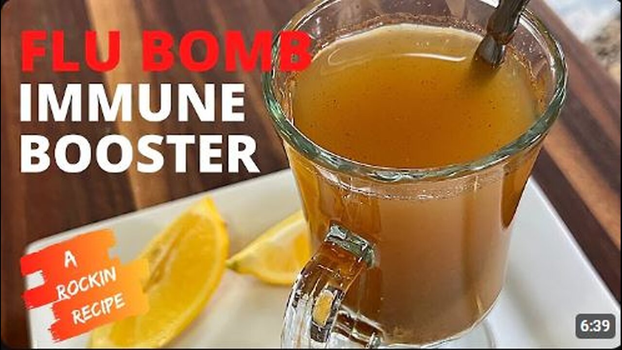 Flu Bomb - Kick Flu In The Butt With This Easy Natural Recipe