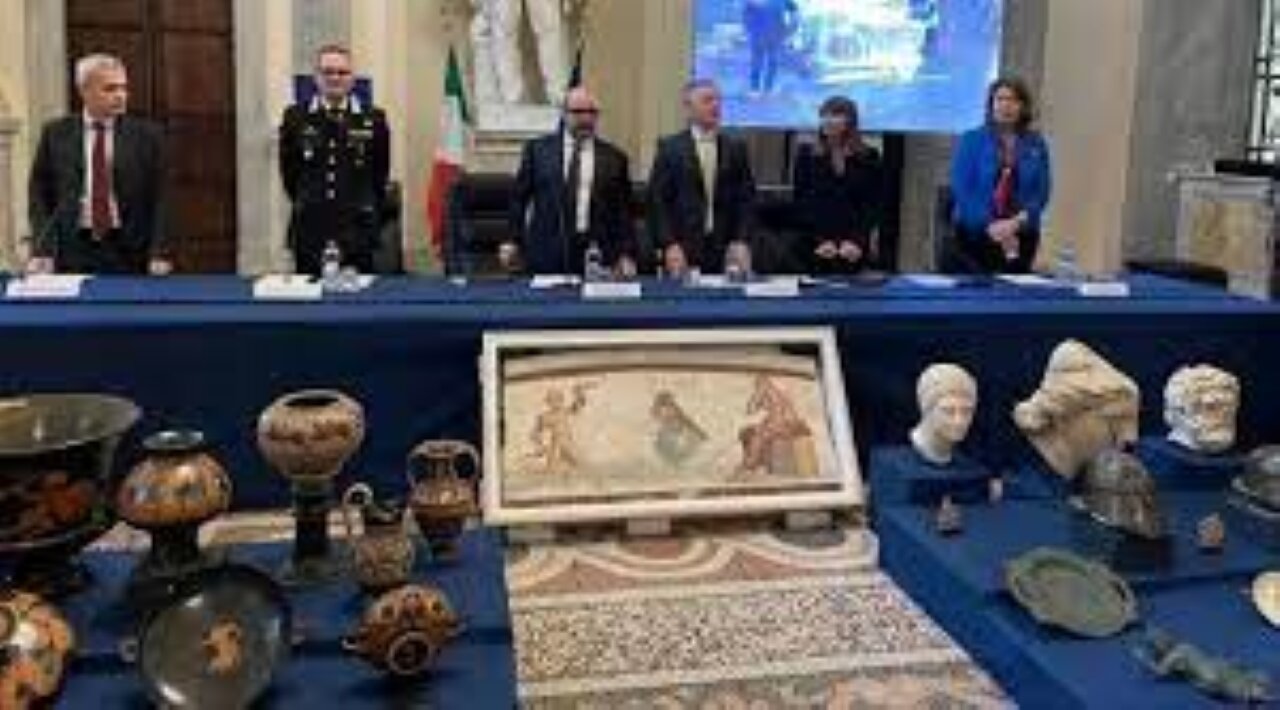 U.S. returns $80 million worth of stolen Italian art⚠️