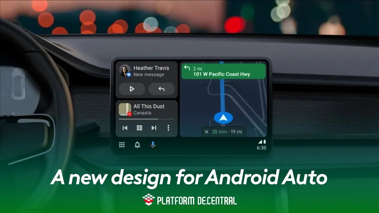 A new design for Android Auto