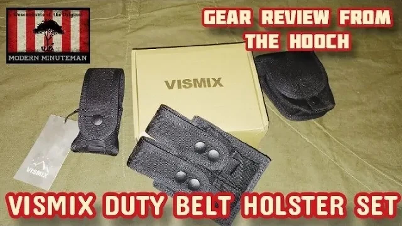 Gear Review from The Hooch, VIZMIX DUTY Belt Holster Set