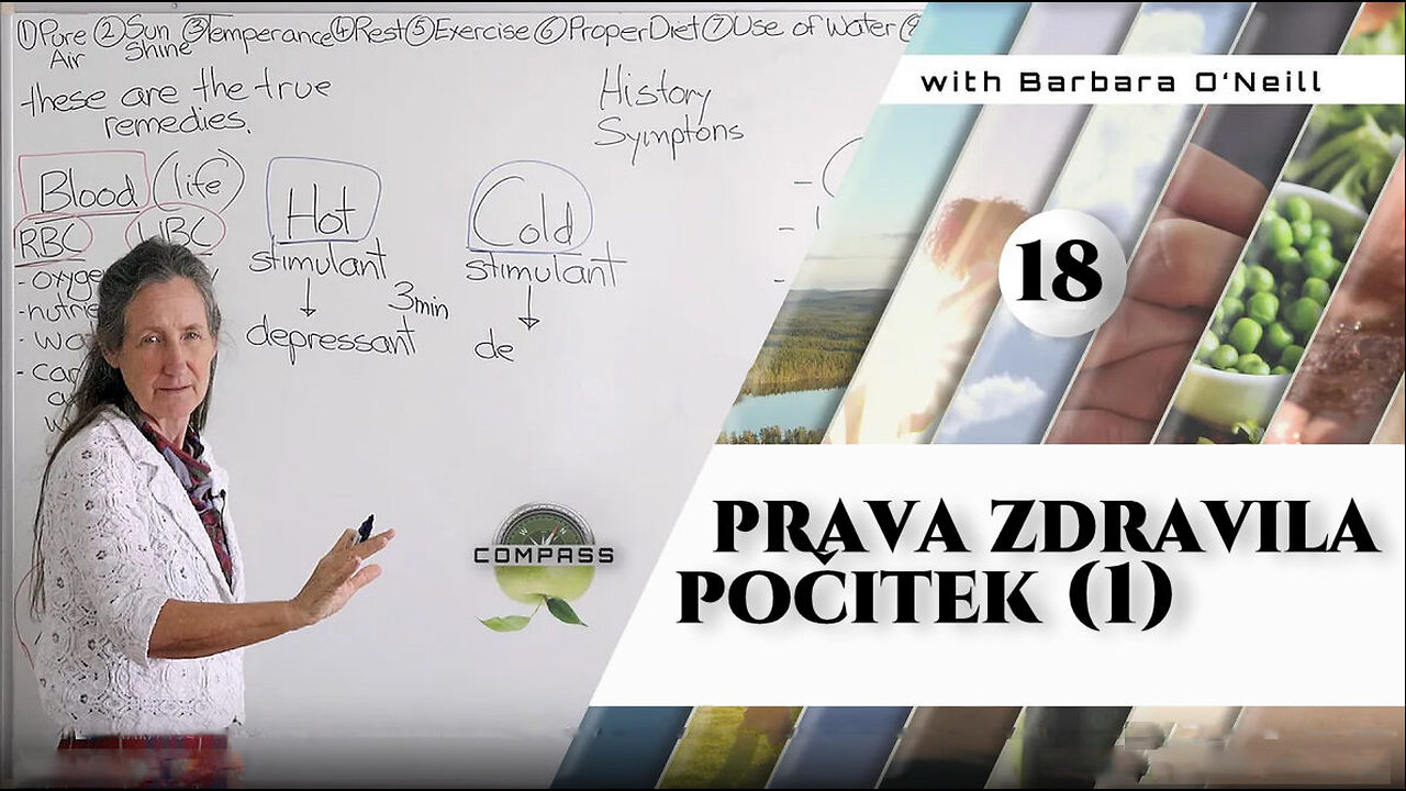 Kompas Zdravja 18 | Prava zdravila: Počitek (1) | Barbara Oneill