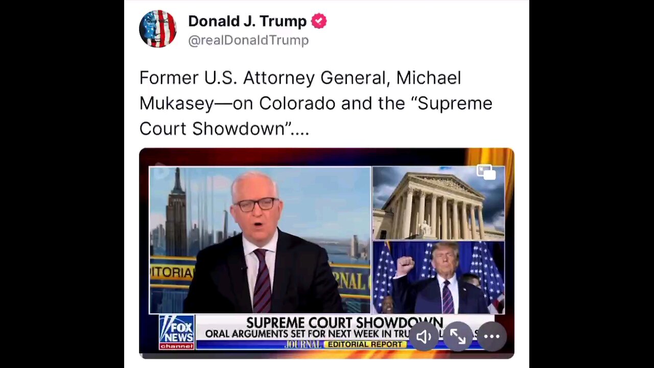 Former U.S Attorney General Michael Mukasey on Colorado and The Supreme Court Showdown