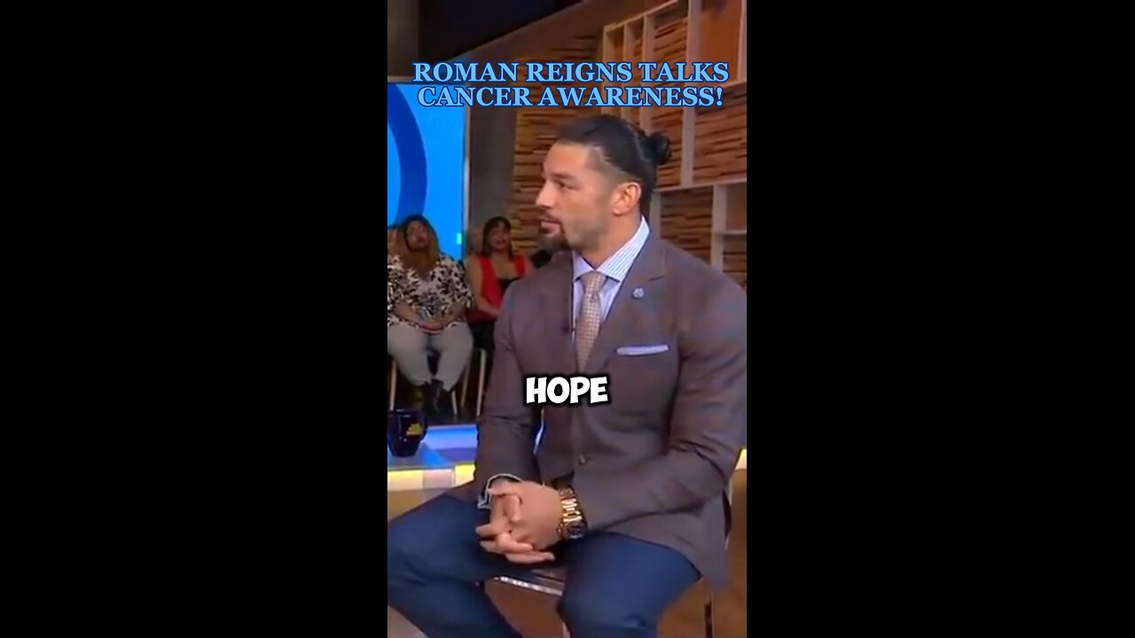 ROMAN REIGNS TALKS CANCER AWARENESS!