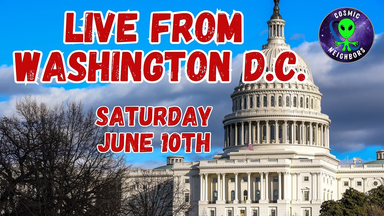 Special Livestream from Washington D.C.