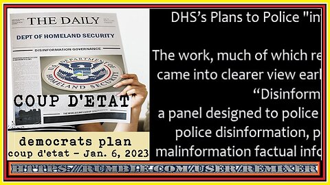 DHS Plans to Police YOU, the American Voter 2022-2024