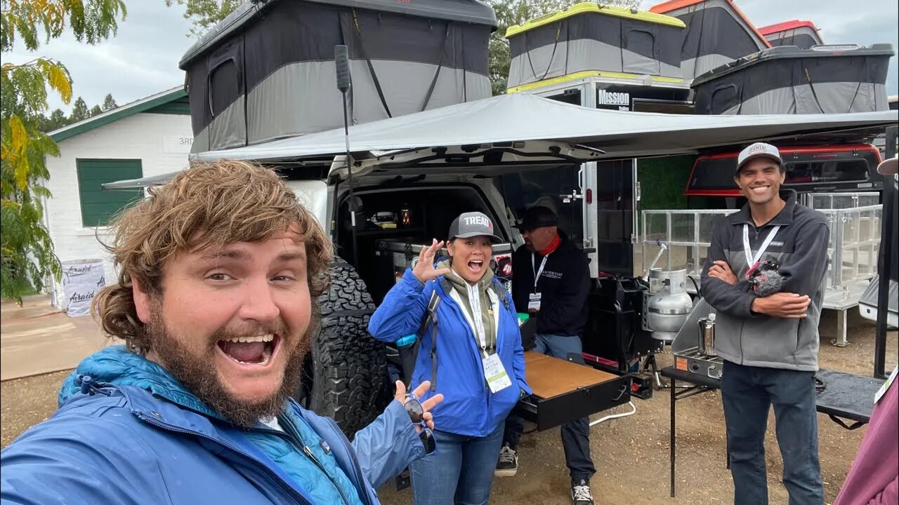 Overland Expo Rainy day LIVESTREAM Riding an e bike through the show