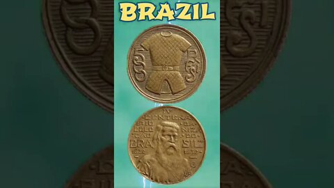 Brazil 500 Reis 1932.#shorts #education #coinnotesz