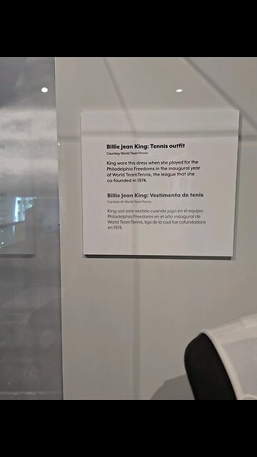 Billie Jean King Tennis Match Outfit