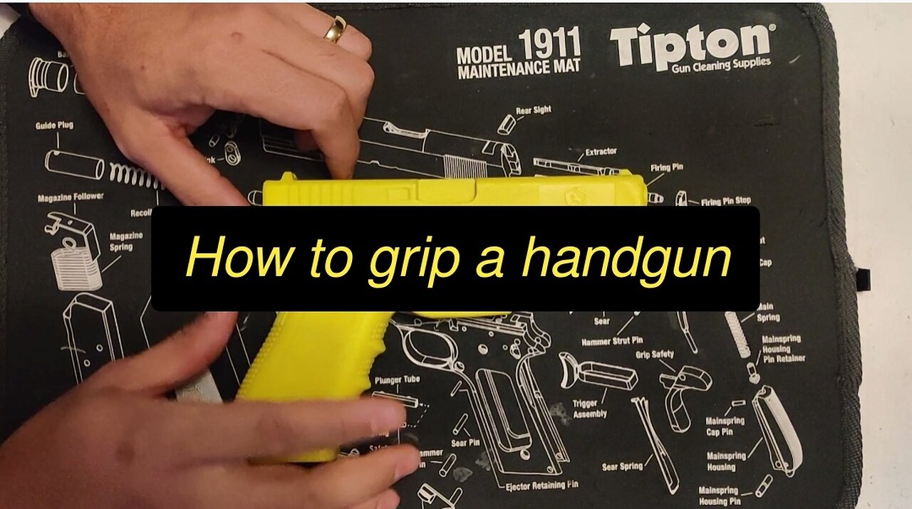 How to grip a handgun