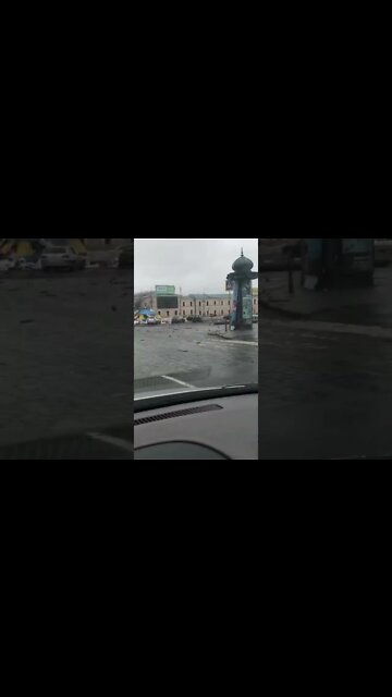 Video of The Aftermath Of The Airstrike On The Kharkiv Regional Administration