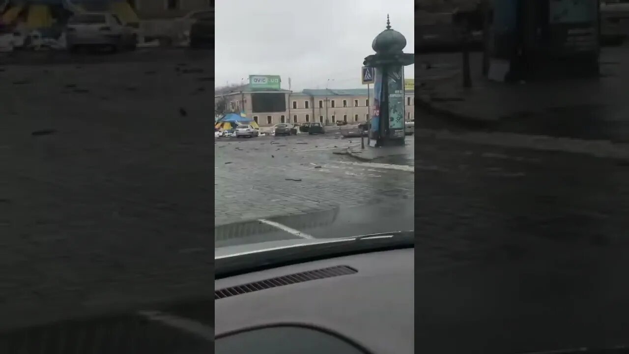 Video of The Aftermath Of The Airstrike On The Kharkiv Regional Administration