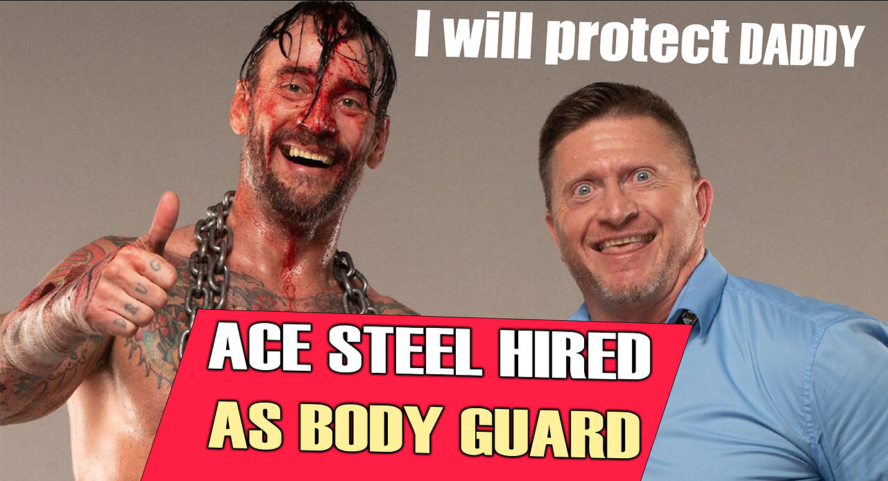 CM PUNK hires ACE STEEL ! AEW wrestling FIGHTS with PUNK ! ( sports betting )