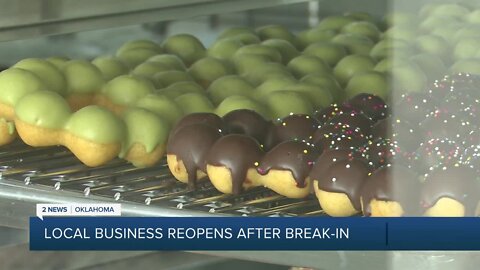 Local Business Reopens After Break-in