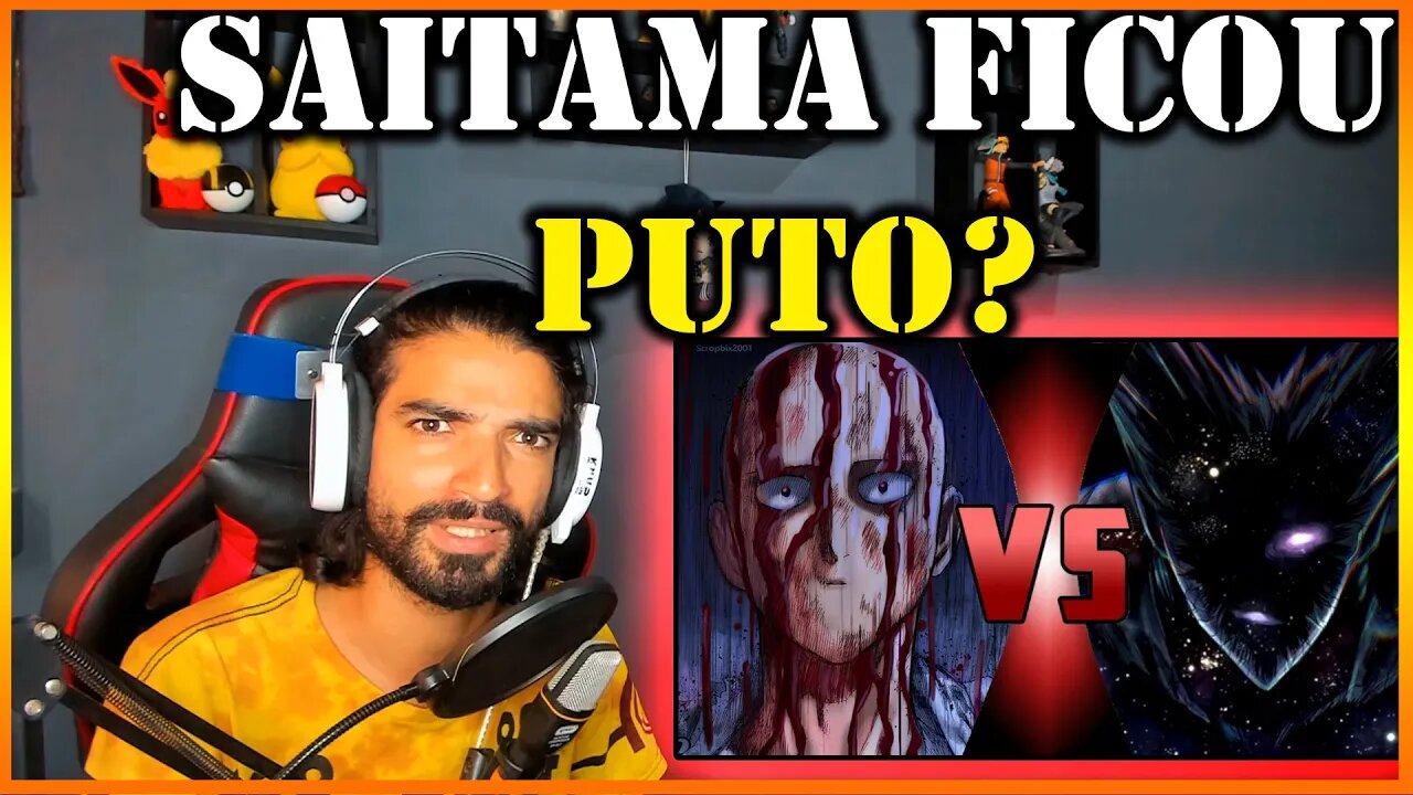 YERIK REACT - SAITAMA VS GAROU | VOCÊ SANGRA? VAI SANGRAR! OPM Cap. 166