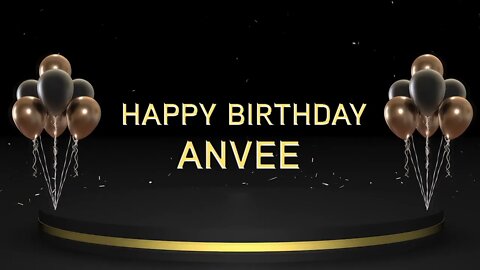 Wish you a very Happy Birthday Anvee