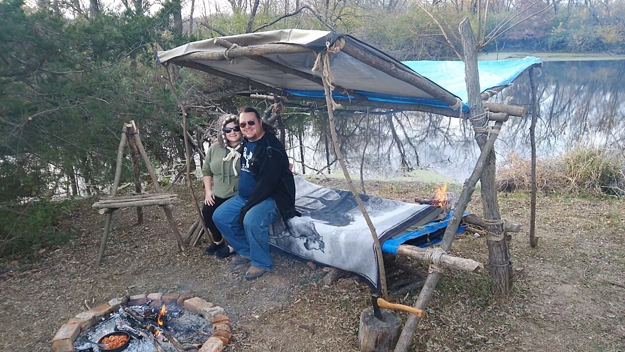 In the Bush #40 Double Fire Gull Wing Shelter