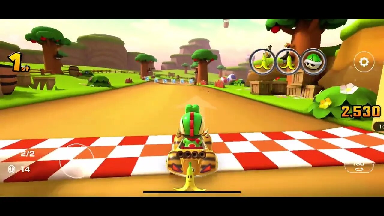 Mario Kart Tour - N64 Yoshi Valley R Gameplay