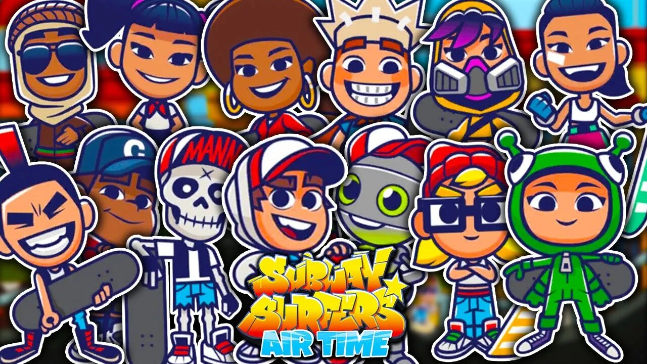 Todos os Personagens do Subway Surfers Airtime