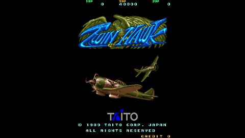 Twin Hawk Arcade Game, Taito 1989, Longplay