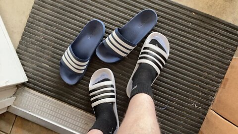 Mmmm socks and sandals… STYLISH!!!