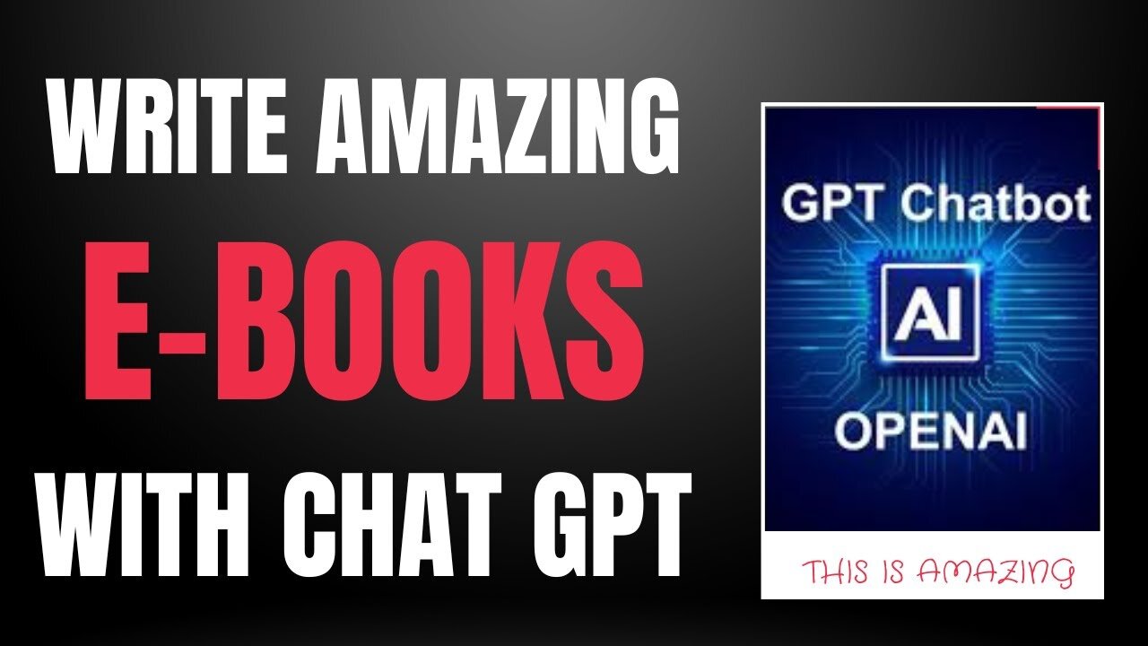 How To Write AMAZING E-Books With Chat GPT - Step-By-Step Tutorial Including Detailed Prompts!