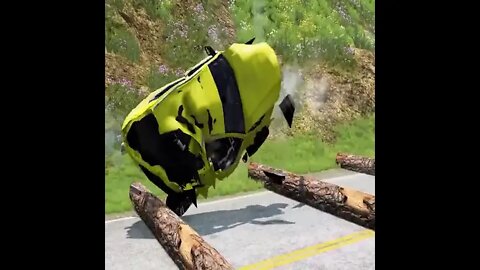 Cars vs Giant Crater 2of6 64of148 #shorts