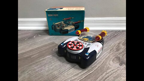 Flying Police Space Vehicle in Original Box