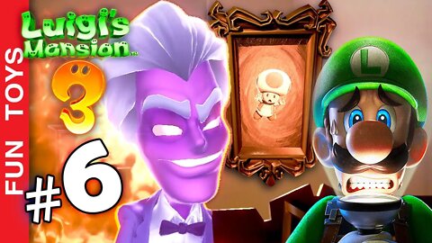 Luigi's Mansion 3 #6 - SALVAMOS NOSSO PRIMEIRO AMIGO!!! E um maestro LOUCO tentando nos matar 😱😱😱