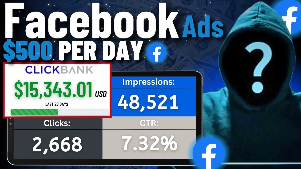NEW! "FB Ads" Method To Make $500/DAY with Clickbank