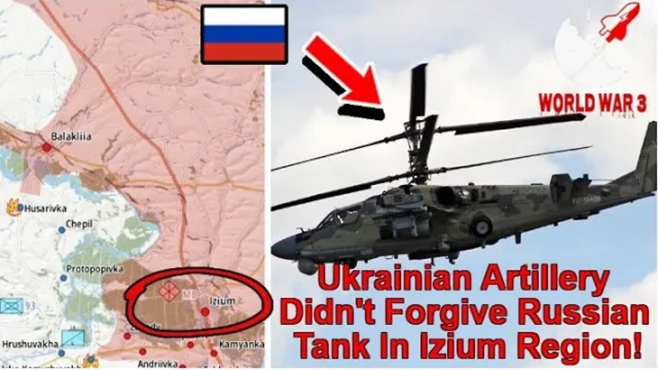 Breaking News! Ukrainian Artillery Didn't Forgive Russian Tank In Izium Region! - World war 3