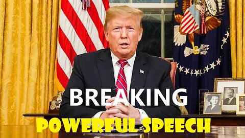 BREAKING: Donald J. Trump Addresses The Nation! **POWERFUL SPEECH**