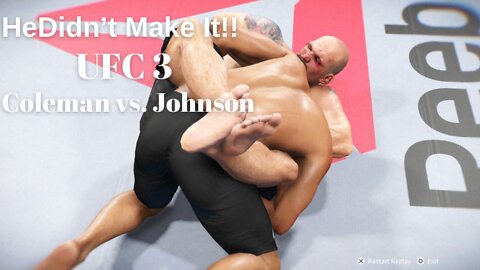 Johnson Went Down Coleman Avenue And Wreck'd It | UFC 3
