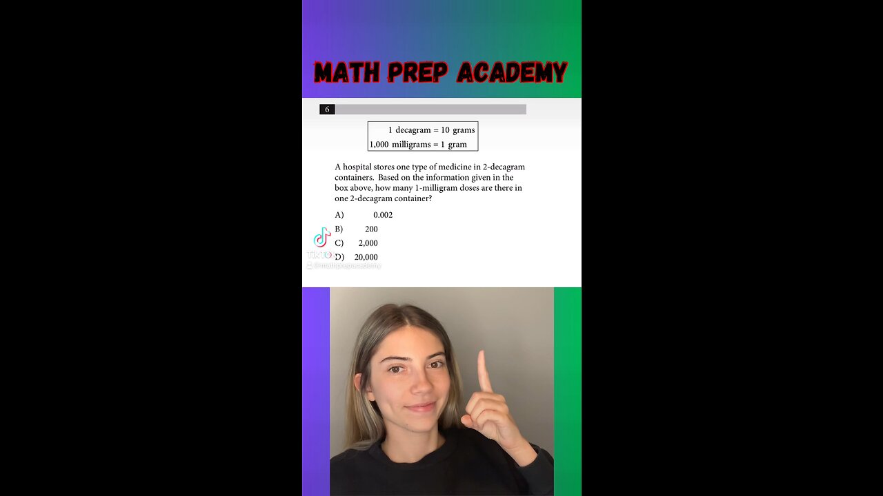 Can you do this UNIT CONVERSIONS?! #sat #satreview #math