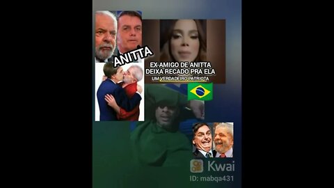 🇧🇷PATRIOTA Amigo de Anitta deixa Recado no KWAI link da live na descrição