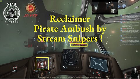 Star Citizen [ PTU 3.18 Salvaging ] Reclaimer Pirate Ambush