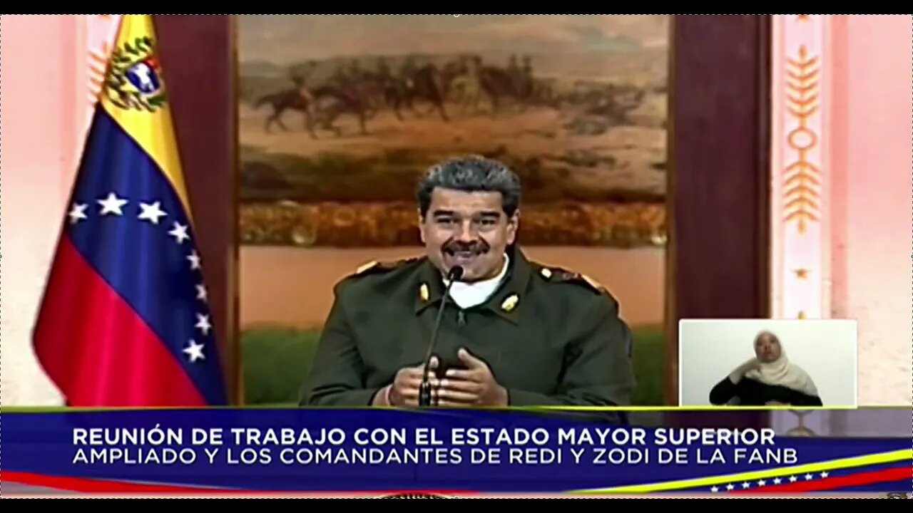 DICTADOR MADURO PIDE QUE SE DEBE SE INSTRUYA A LA FANB EN EL MÉTODO TÁCTICO DE RESISTENCIA