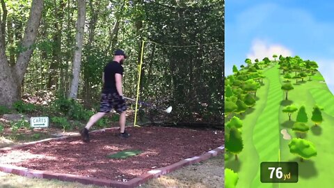 Real Club de Golf La Toja - 9 Hole Sim Golf Course Vlog Garmin R10 Launch Monitor Simulator #top50