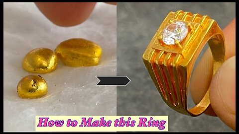 How Gold Ring is Made with Diamond