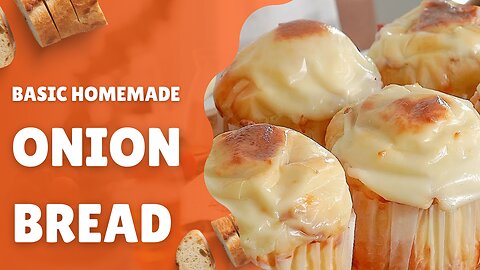 This onion bread is so delicious! Everyone can make this at home (better than cake)