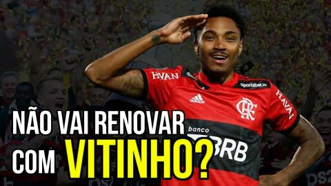 NÃO VAI FICAR! FLAMENGO NÃO VAI RENOVAR COM VITINHO? FUTURO DE VITINHO ESTÁ CERTO COM OUTRO CLUBE?